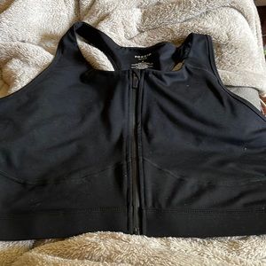 Torrid sports bra with zipper front